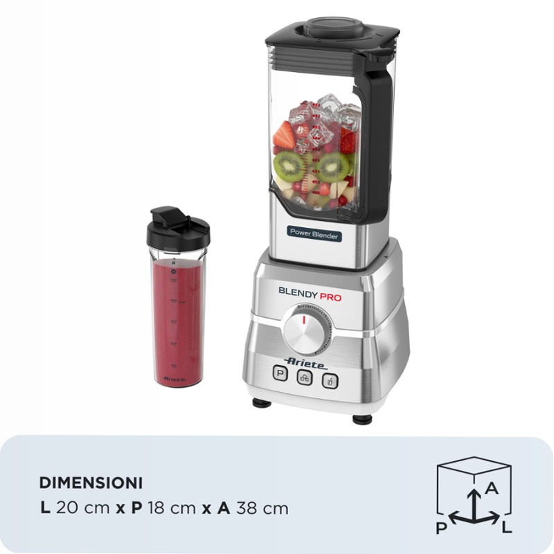 Frullatore elettrico professionale Blendy Pro | Ariete 577/4 Blu
