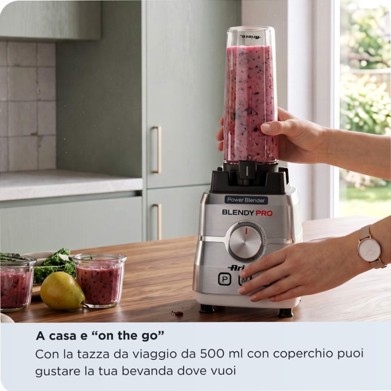 Frullatore elettrico professionale Blendy Pro | Ariete 577/4 Blu