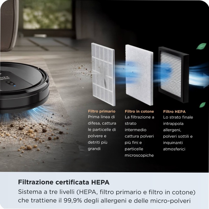 Robot Aspirapolvere X-Clean 3in1 Ariete 2719