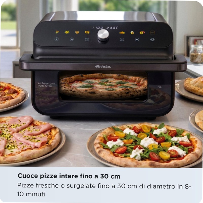 Friggitrice ad aria e forno pizza Ariete 4649 10lt