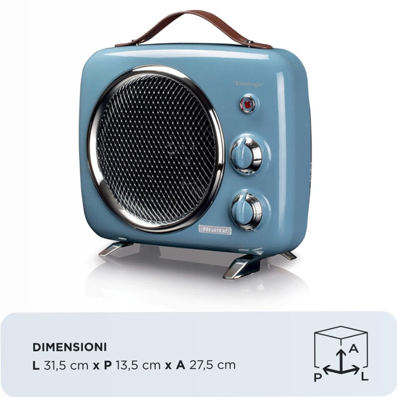 Termoventilatore Elettrico Ariete 808 Celeste Blu
