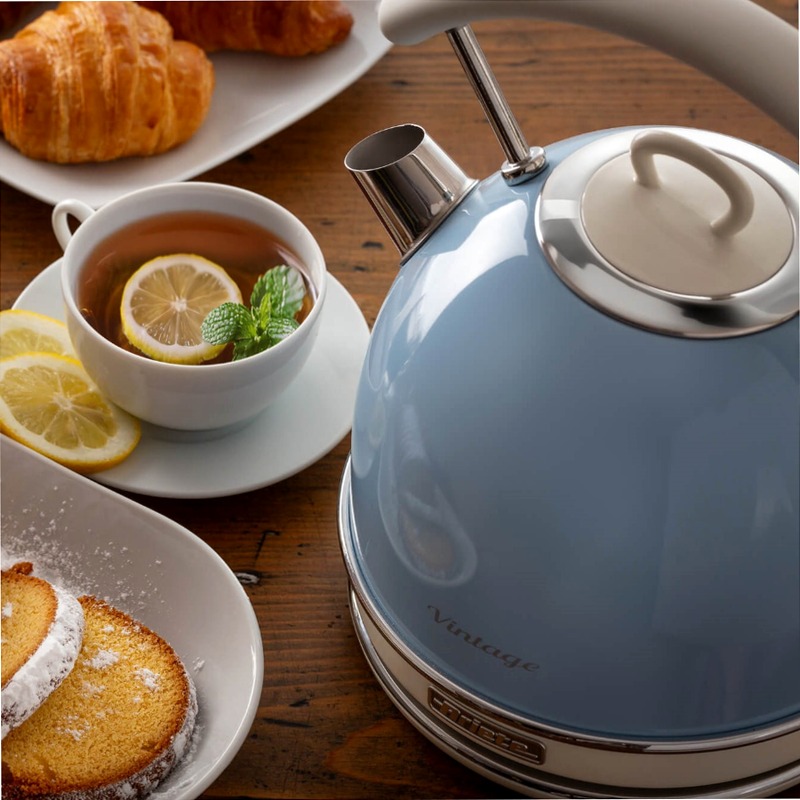 Bollitore Vintage Ariete 2877 Celeste Blu elettrico