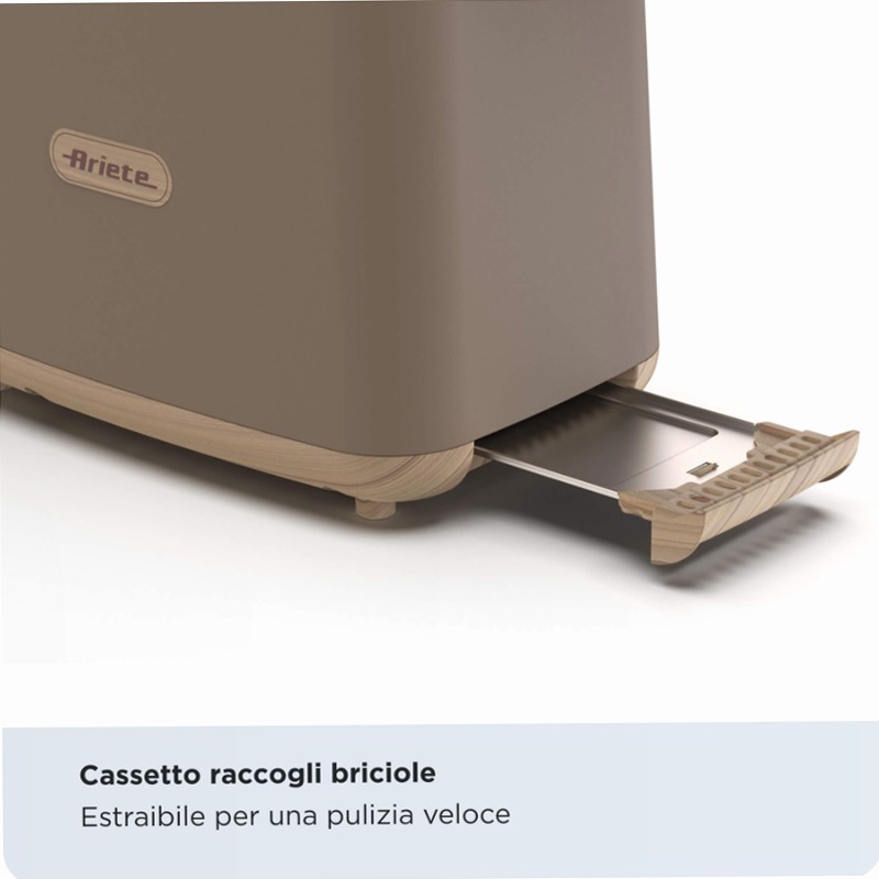 Tostapane Breakfast Wood | Ariete 157 Tortora