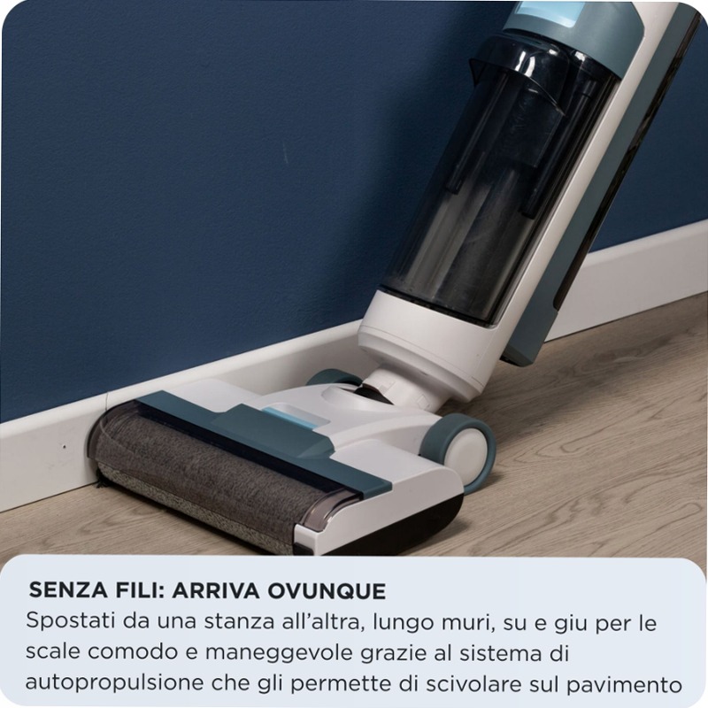 Lavapavimenti cordless Aqua Force Wash & Vacuum Ariete 2483