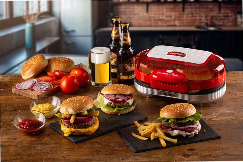 Hamburger Maker Party Time Ariete 205 Rosso