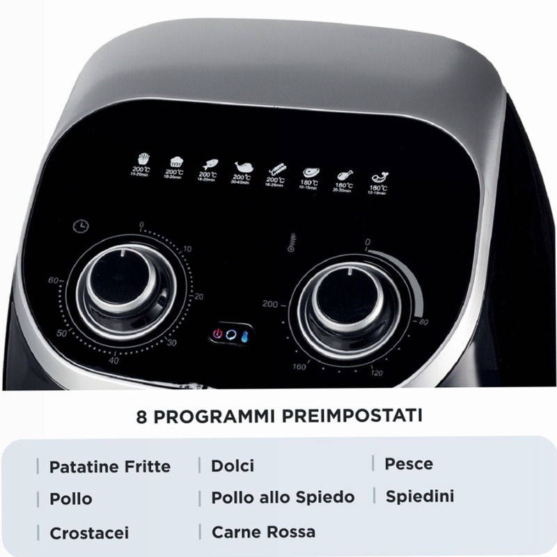 Friggitrice ad aria e forno Ariete 4619 Blu 11lt