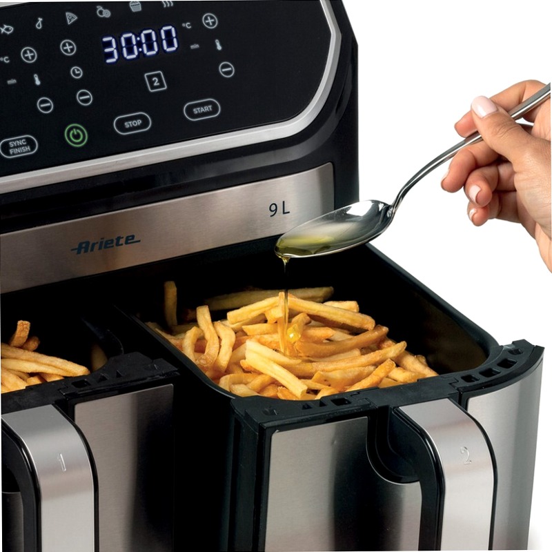 Friggitrice ad Aria 9L con Doppio Cestello 9lt