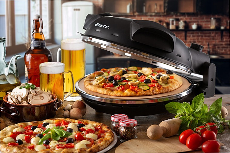 Forno Pizza Ariete 909 Nero - Cuoci in 4 Minuti