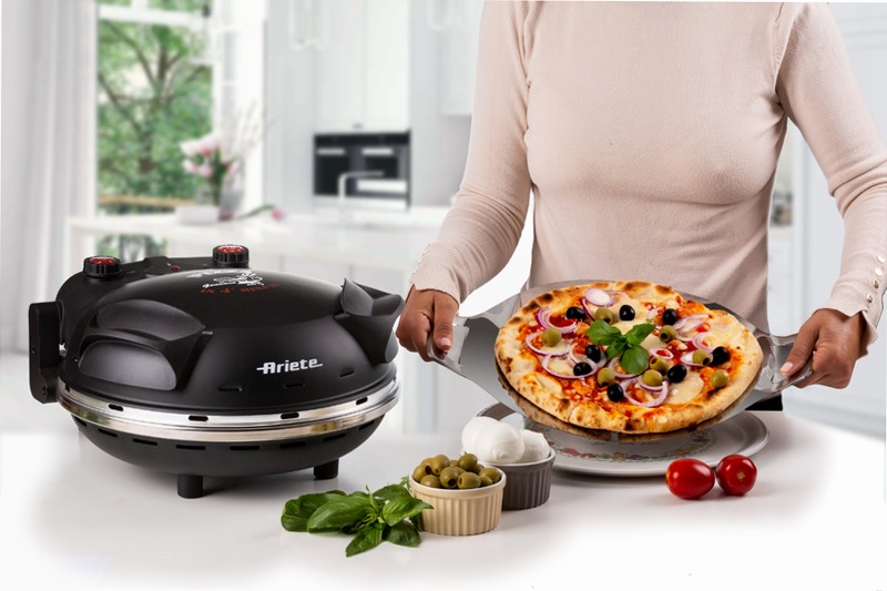 Forno Pizza Ariete 909 Nero - Cuoci in 4 Minuti