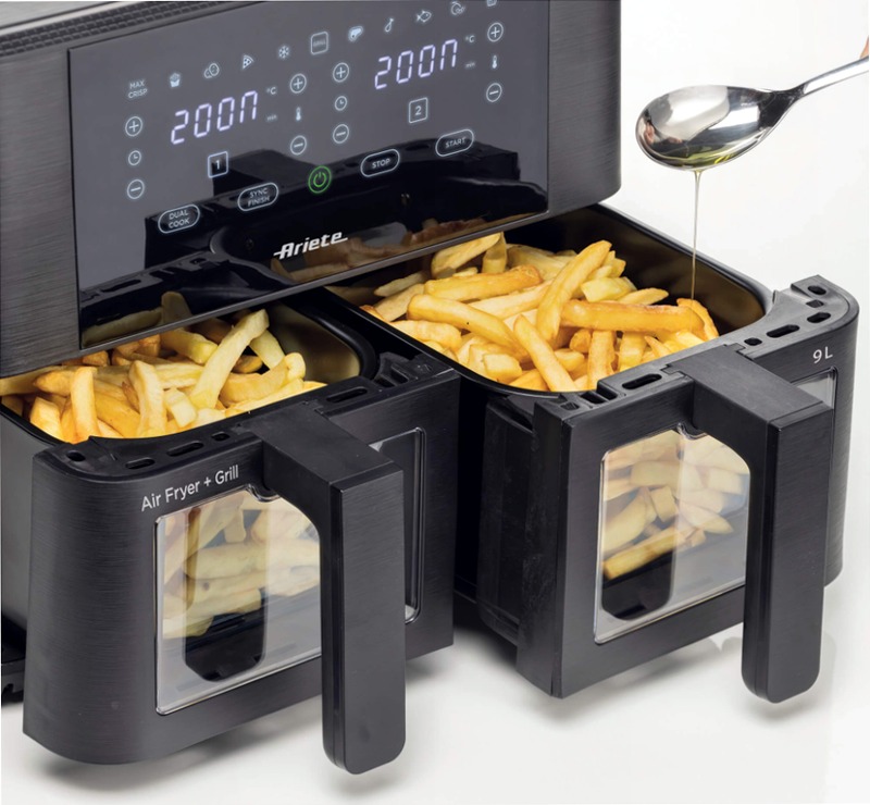 Friggitrice ad Aria 9L Doppia - Ariete 4631 9lt