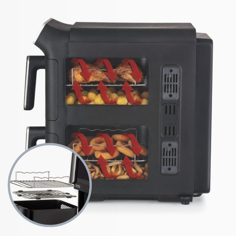 Friggitrice ad aria doppia verticale Ariete 11lt