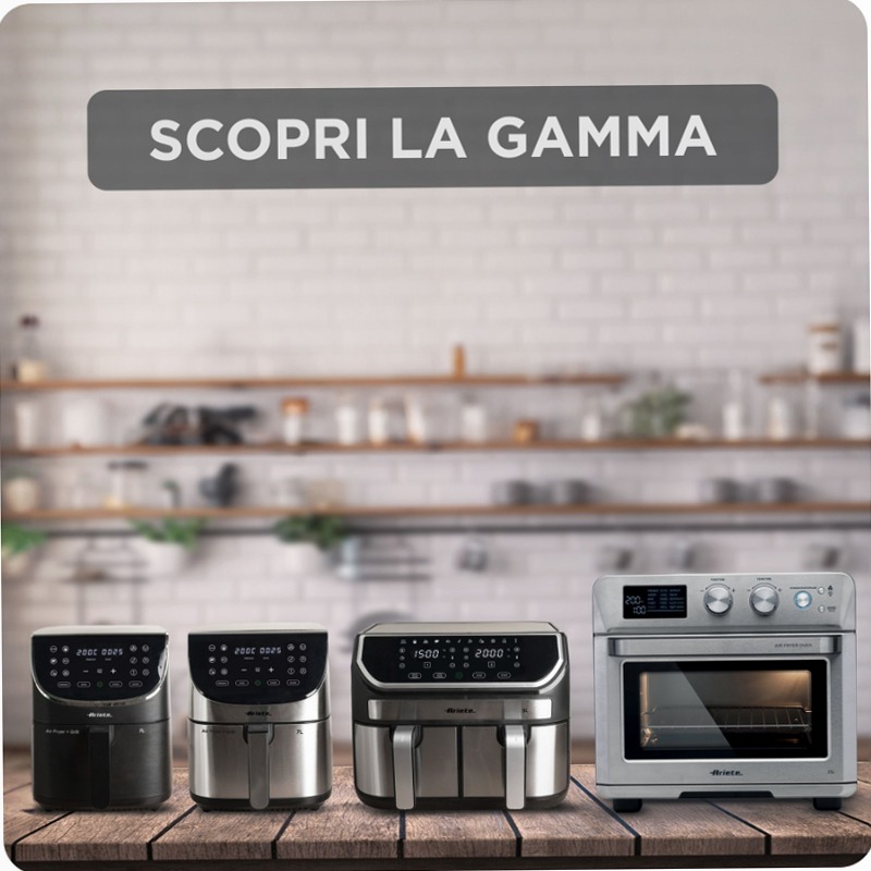 Friggitrice ad Aria 7L Ariete 4628 Metal Titanio 7lt