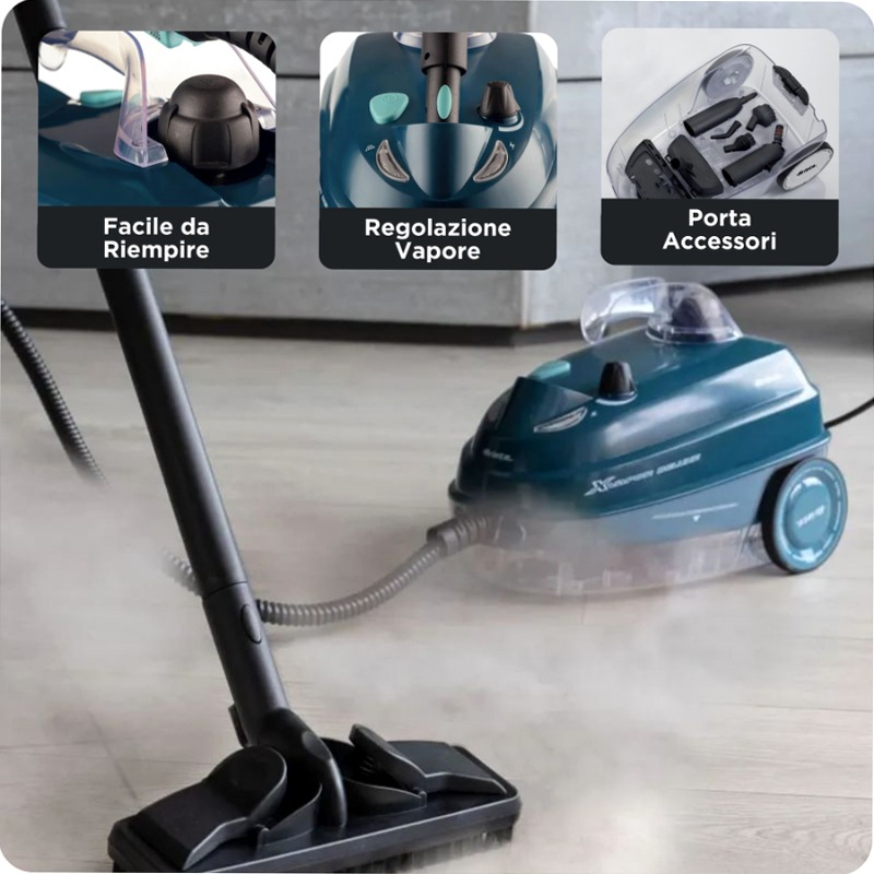 Pulitore a vapore Ariete XVapor Deluxe
