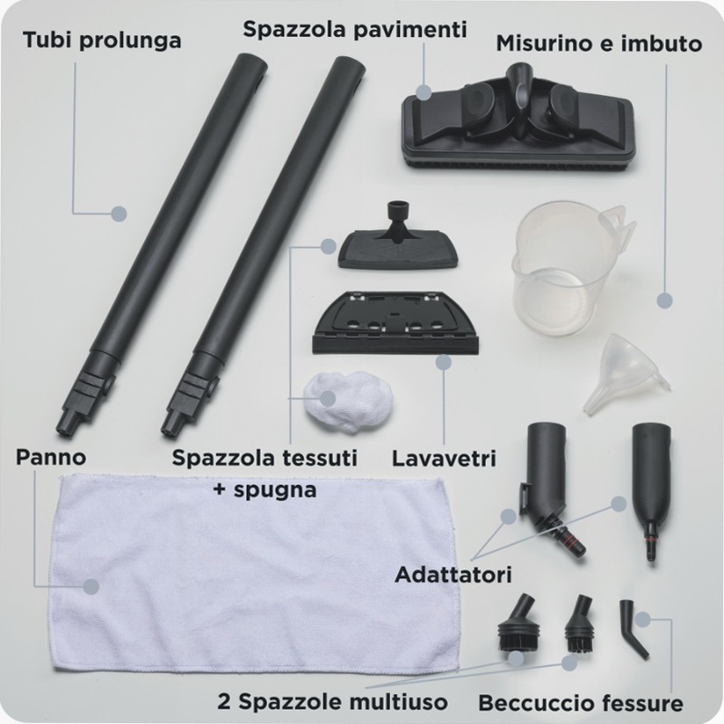 Pulitore a vapore Ariete XVapor Deluxe