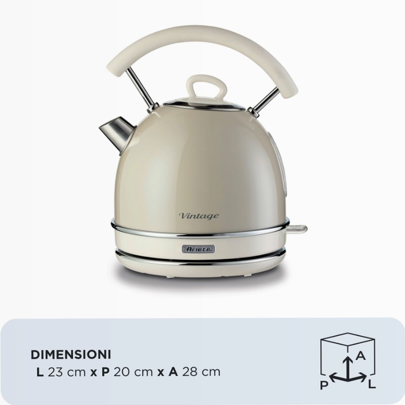Bollitore Vintage Ariete 2877 Beige elettrico