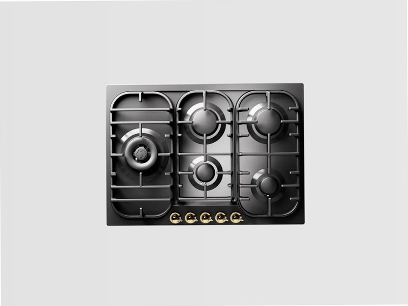 Piano Cottura 5 Fuochi a Gas Dual ILVE