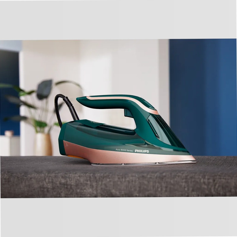 Azur Serie 8000 - Ferro da stiro a vapore Philips Verde 350lt 3000w