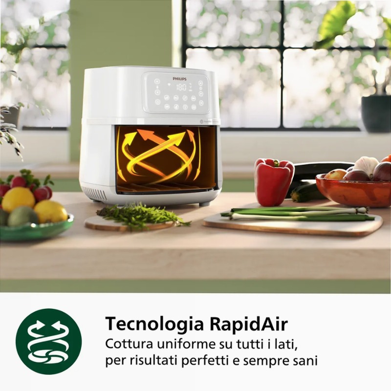 Philips Airfryer Serie 5000 Friggitrice ad aria connessa 7.2lt