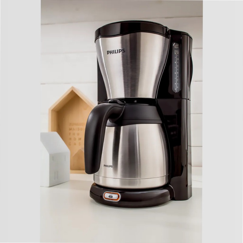 Café Gaia - Macchina da Caffè Elegante con Caraffa Termica 3bar