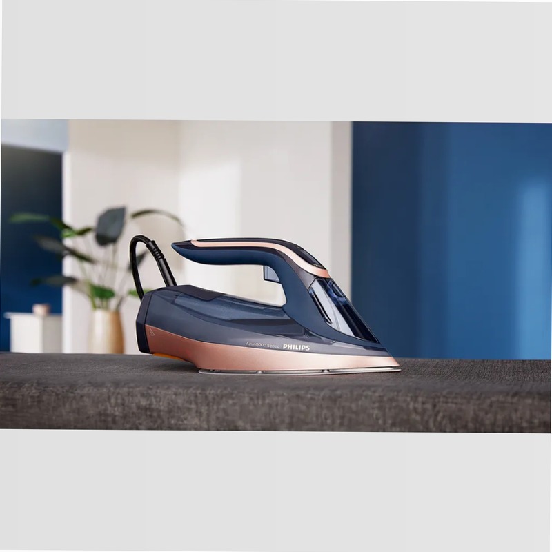 Azur Serie 8000 - Ferro da stiro a vapore Philips Blu 350lt 3000w