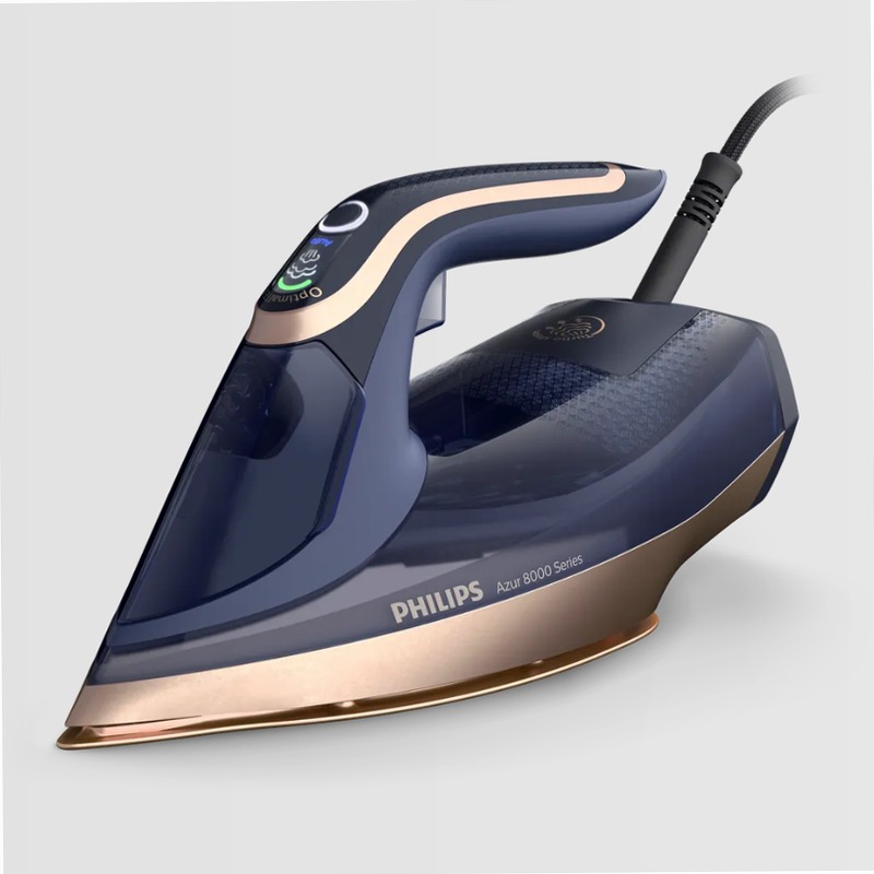 Azur Serie 8000 - Ferro da stiro a vapore Philips Blu 350lt 3000w