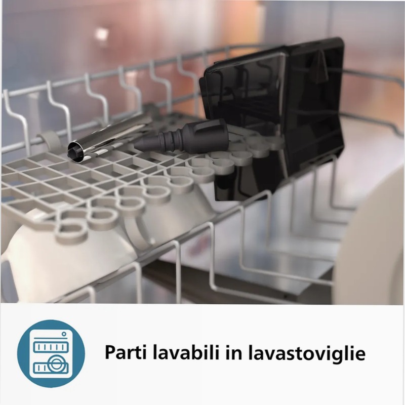 Serie 800 Macchine da caffè automatica con pannarello Nero 1.8lt 15bar