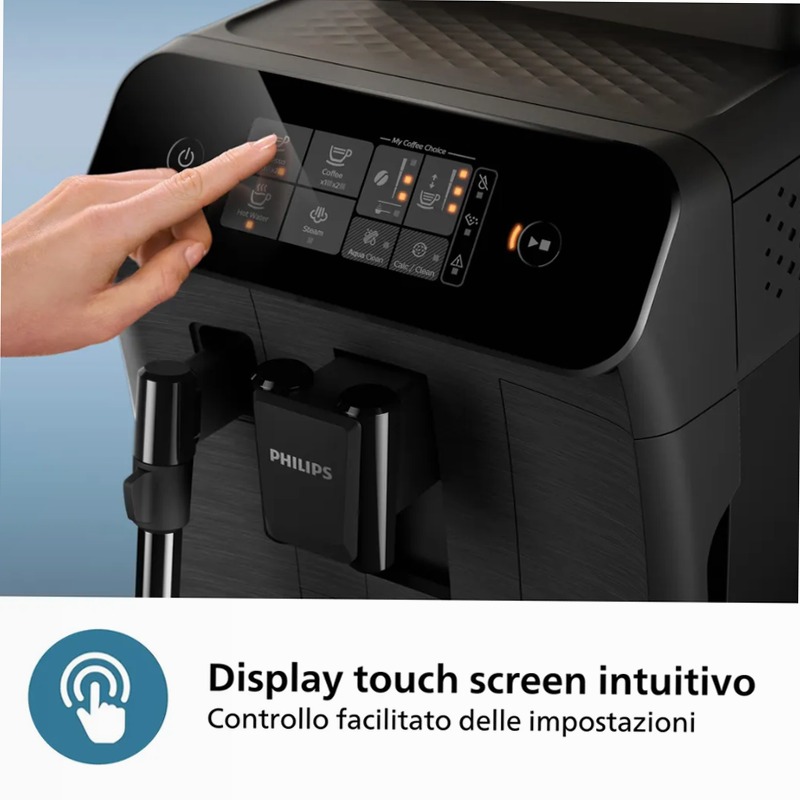 Serie 800 Macchine da caffè automatica con pannarello Nero 1.8lt 15bar
