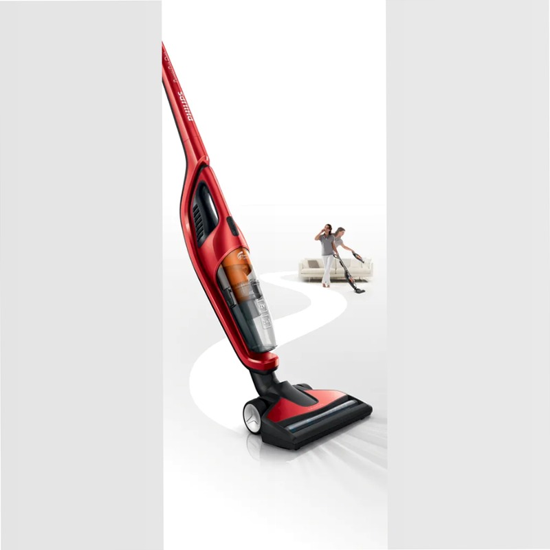 PowerPro Duo Senza filo 2 in 1 | Philips 0.6lt Rosso