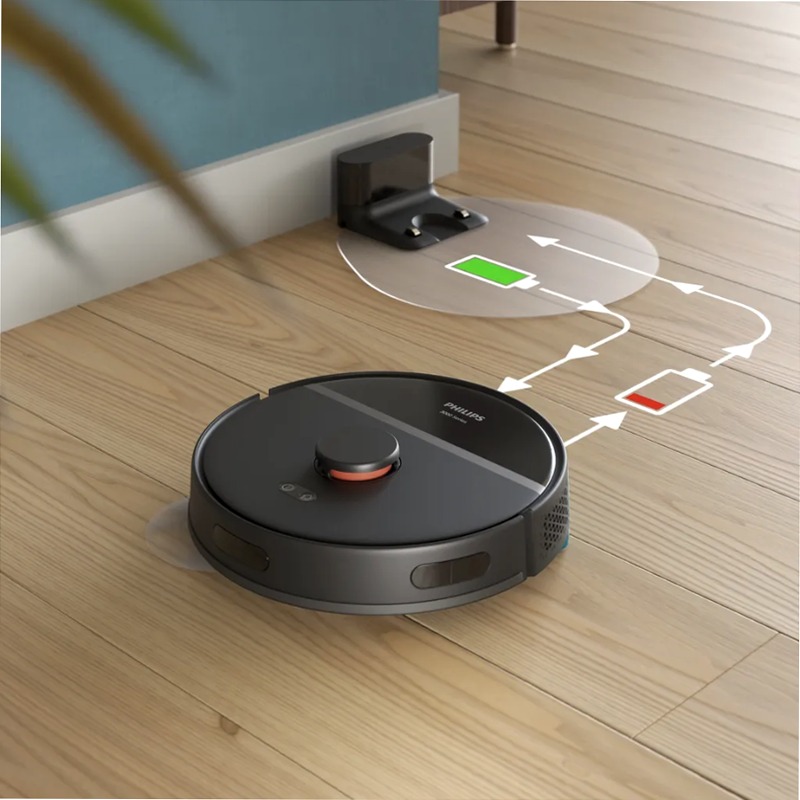 HomeRun Aqua Serie 3000 - Robot Aspirapolvere e Lavapavimenti