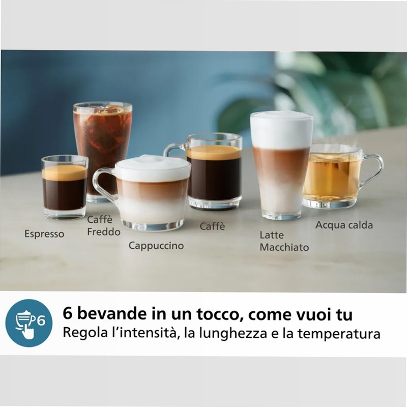 Serie 3300 LatteGo - Macchina da Caffè Philips Beige 1.8lt 15bar