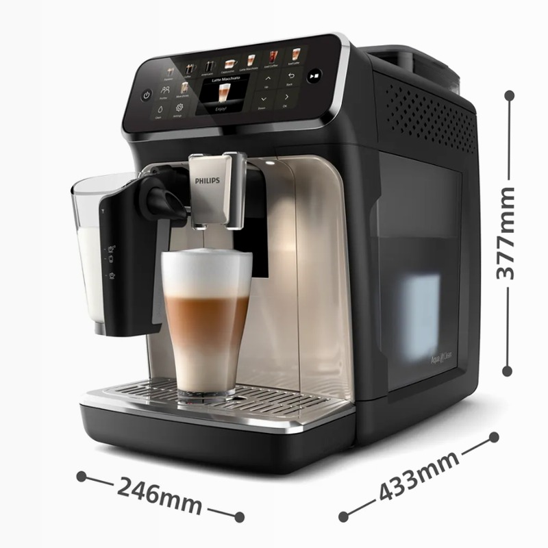 Serie 5500 LatteGo Macchina da caffè automatica Beige 1.8lt 15bar