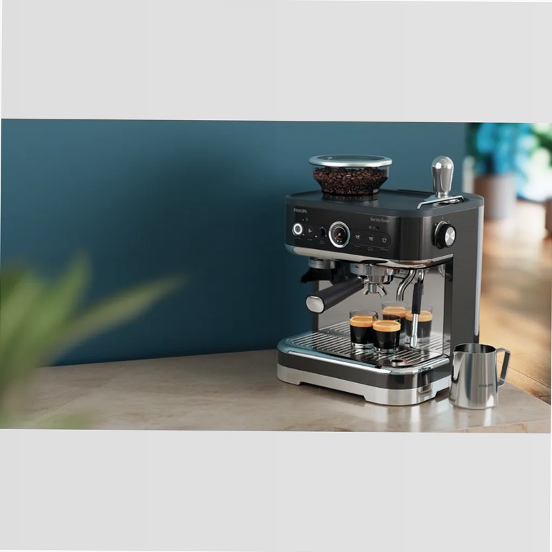 Philips Barista Brew - Macchina da Caffè Semiautomatica Nero 15bar