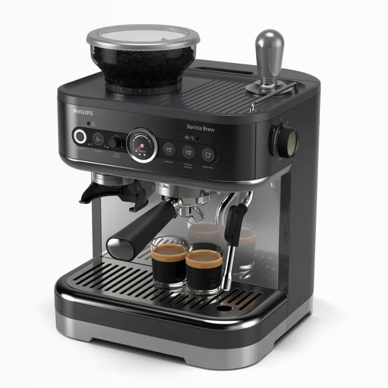 Philips Barista Brew - Macchina da Caffè Semiautomatica Nero 15bar