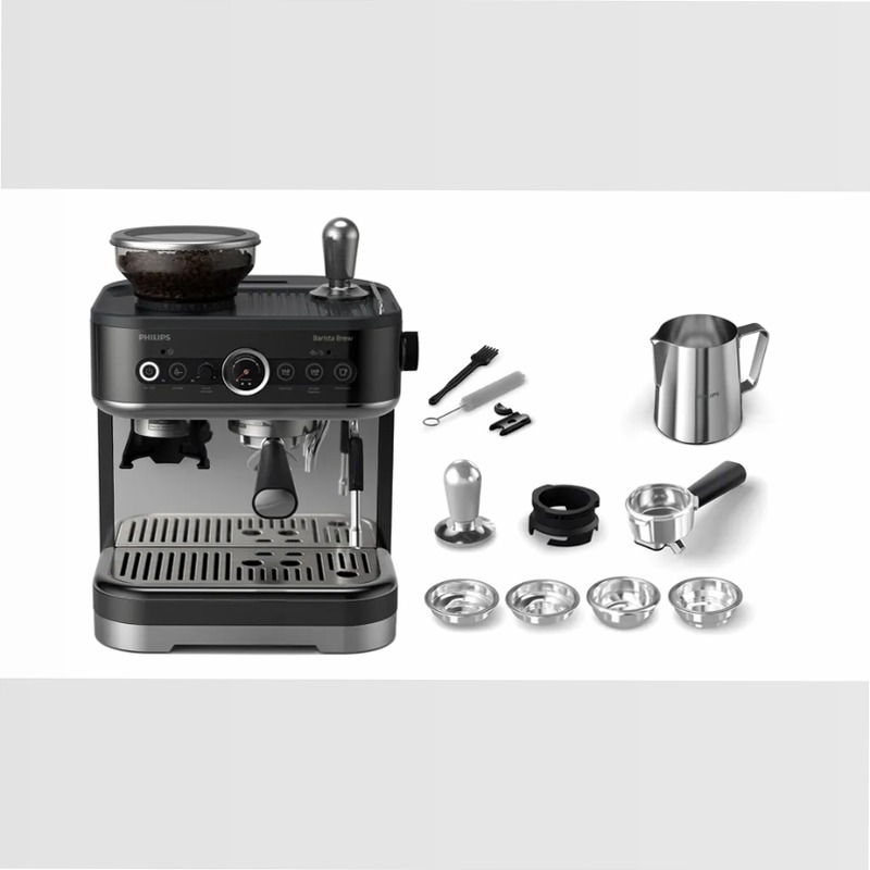 Philips Barista Brew - Macchina da Caffè Semiautomatica Nero 15bar