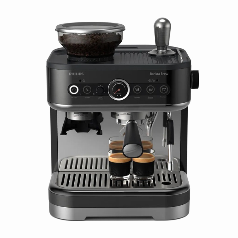 Philips Barista Brew - Macchina da Caffè Semiautomatica Nero 15bar