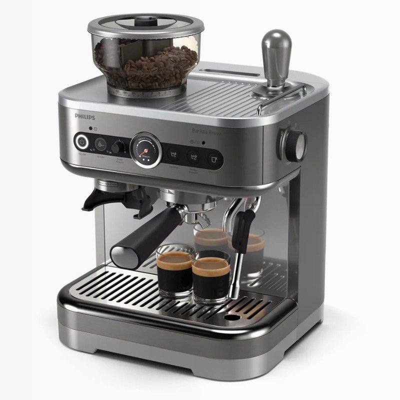 Philips Barista Brew - Macchina da Caffè Semiautomatica 2.3lt 15bar