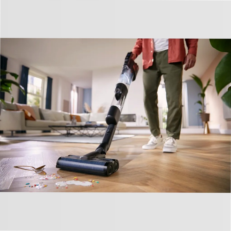 AquaTrio 9000 Series - Aspirapolvere e Lavapavimenti Philips Nero