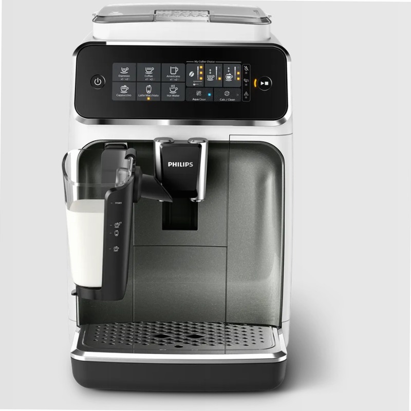 Series 3200 LatteGo - Macchina da caffè automatica Bianco 1.8lt 15bar
