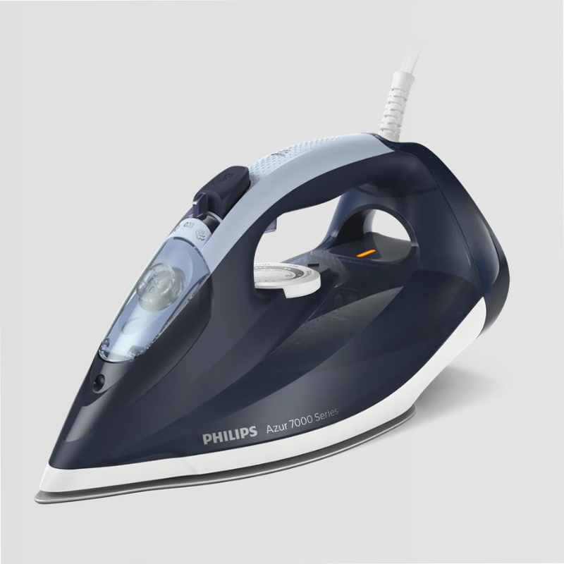 Azur Serie 7000 Ferro da stiro a vapore Philips Blu 300lt