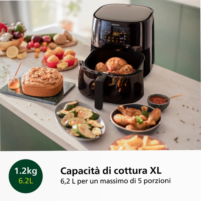 Airfryer Serie 3000 Friggitrice ad aria da 6,2L 6.2lt
