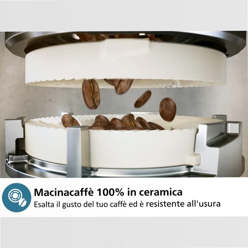 Serie 5400 Macchina da caffè automaticha con cappuccinatore Beige 1.8lt 15bar