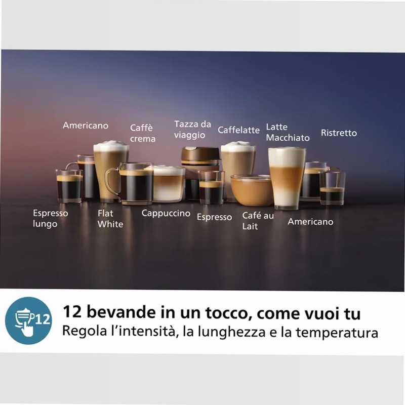 Serie 5400 Macchina da caffè automaticha con cappuccinatore Beige 1.8lt 15bar