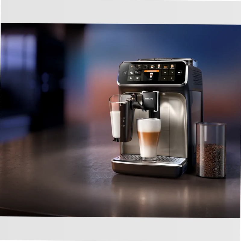 Serie 5400 Macchina da caffè automaticha con cappuccinatore Beige 1.8lt 15bar