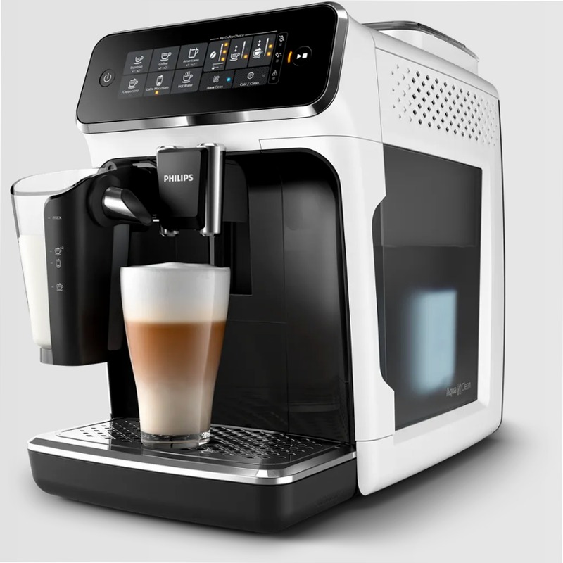 Series 3200 LatteGo - Macchina da caffè Philips Bianco 1.8lt 15bar