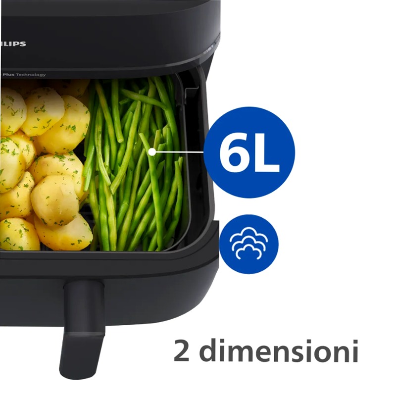 Airfryer Serie 5000 da 9.0L 9lt Nero