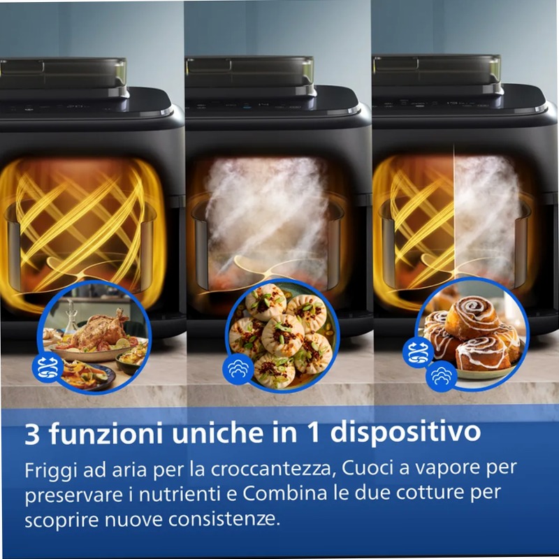 Airfryer Serie 5000 da 9.0L 9lt Nero