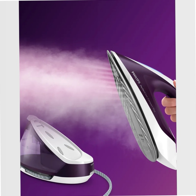 PerfectCare Compact Plus Ferro da stiro Philips Viola 1500lt