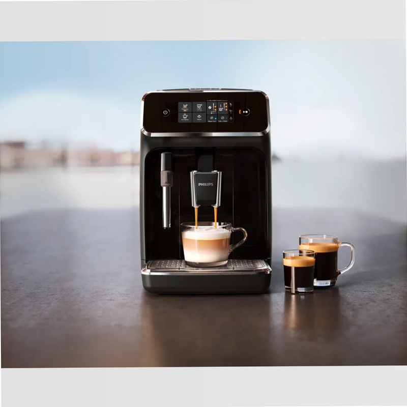 Serie 2200 Macchina da caffè automatica con pannarello Nero 1.8lt 15bar