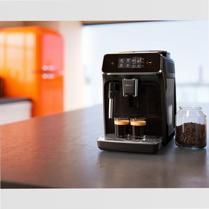 Serie 2200 Macchina da caffè automatica con pannarello Nero 1.8lt 15bar