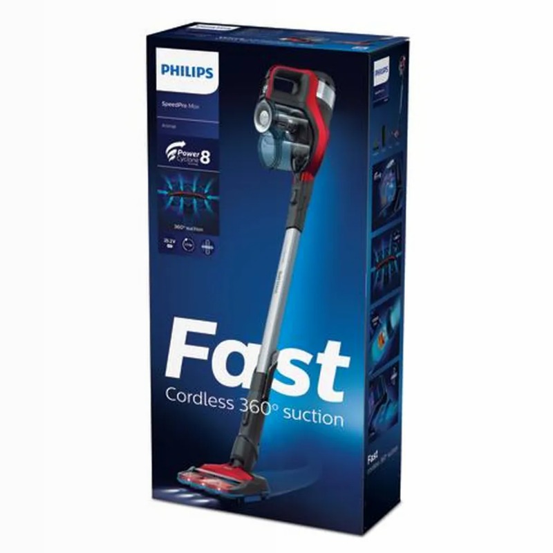 SpeedPro Max Aspirapolvere senza fili 0.6lt A Rosso